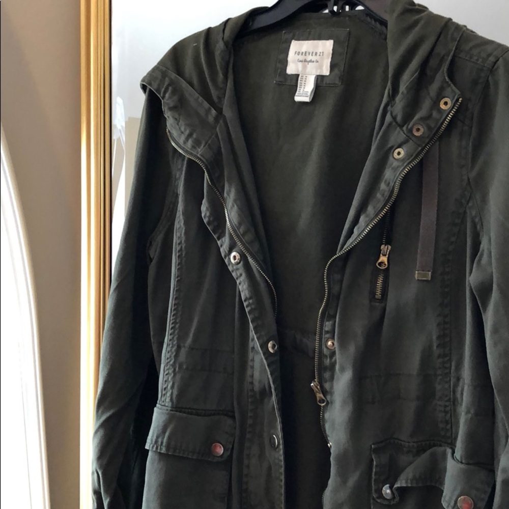 Green Utility Jacket - image 2